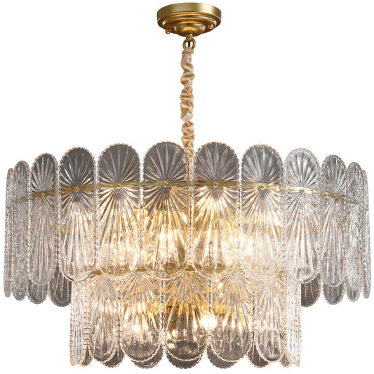 Wrought iron and glass chandeliers, dining room lights, hallway lights, living room lights, coffee shop lights