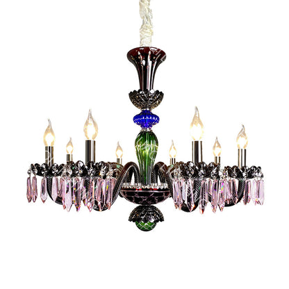 Pink Crystal Chandelier HQ9207