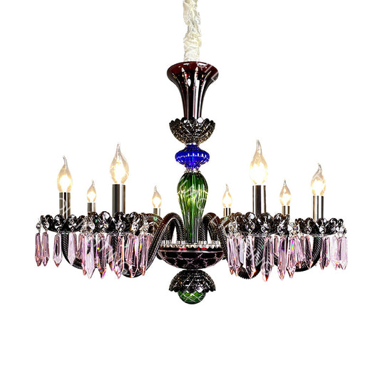 Pink Crystal Chandelier HQ9207