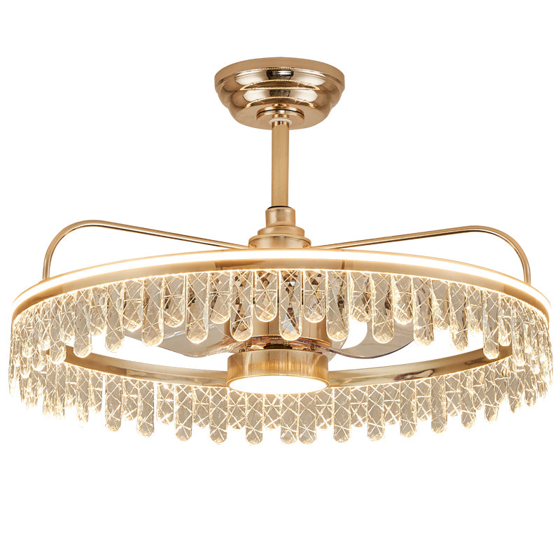 Fan light, dining room light, bedroom light, crystal chandelier.