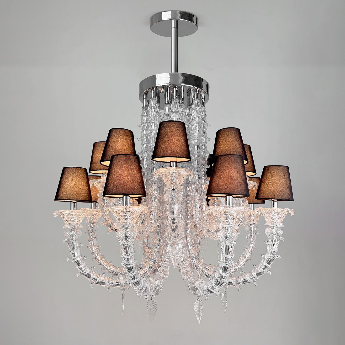 European-style crystal chandelier, suitable for hotels and villas; crystal lamp.