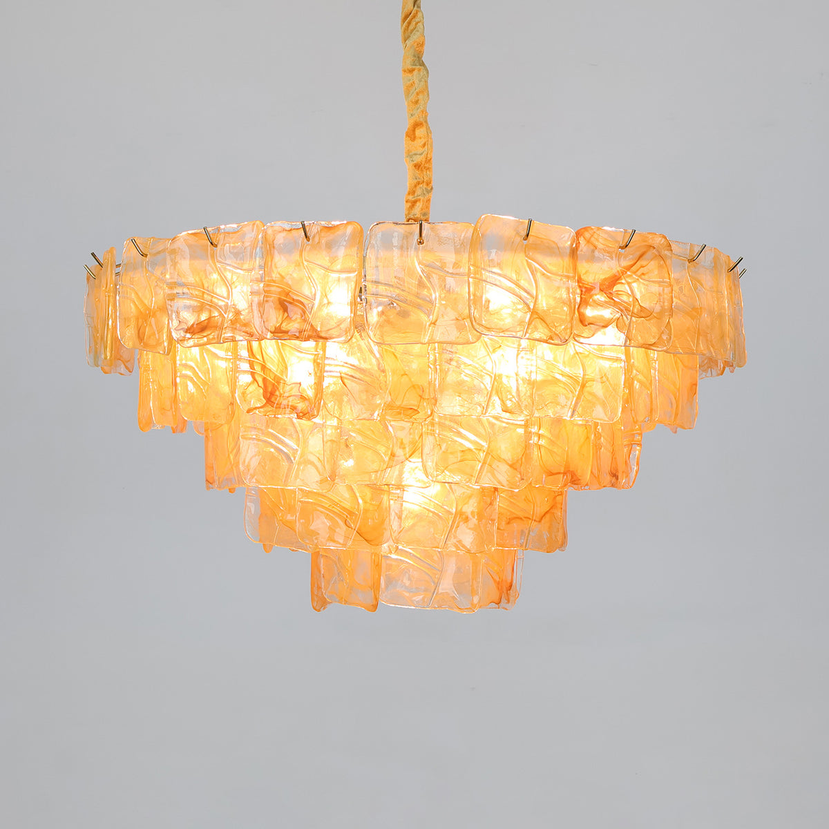 Crystal pendant light luxury living room