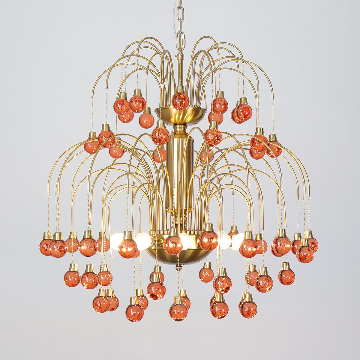 Crystal chandelier living room vintage French style
