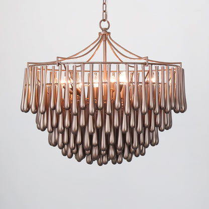 Iron crystal chandelier modern