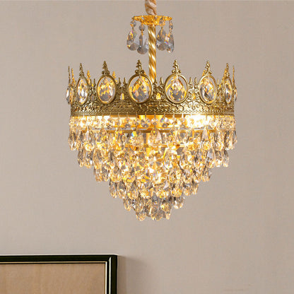 Wrought iron crystal chandelier, dining room light, hallway light, living room light, coffee shop light