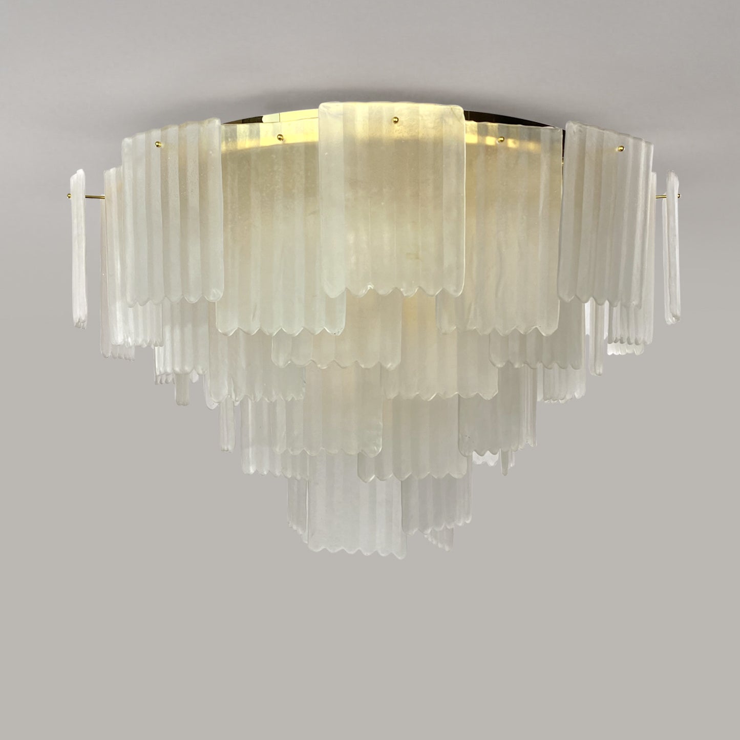 Postmodern glass ceiling light