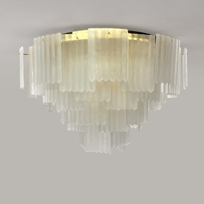 Postmodern glass ceiling light