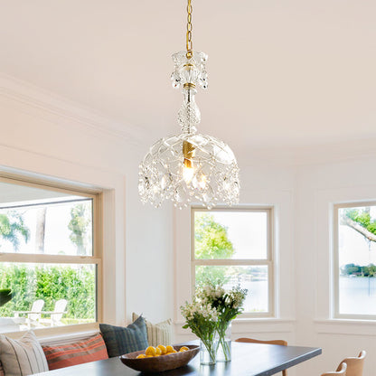 Crystal chandelier, dining room chandelier, hallway chandelier