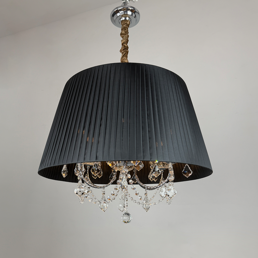 Candle-style crystal chandelier, European-style crystal lamp, pendant light fixture