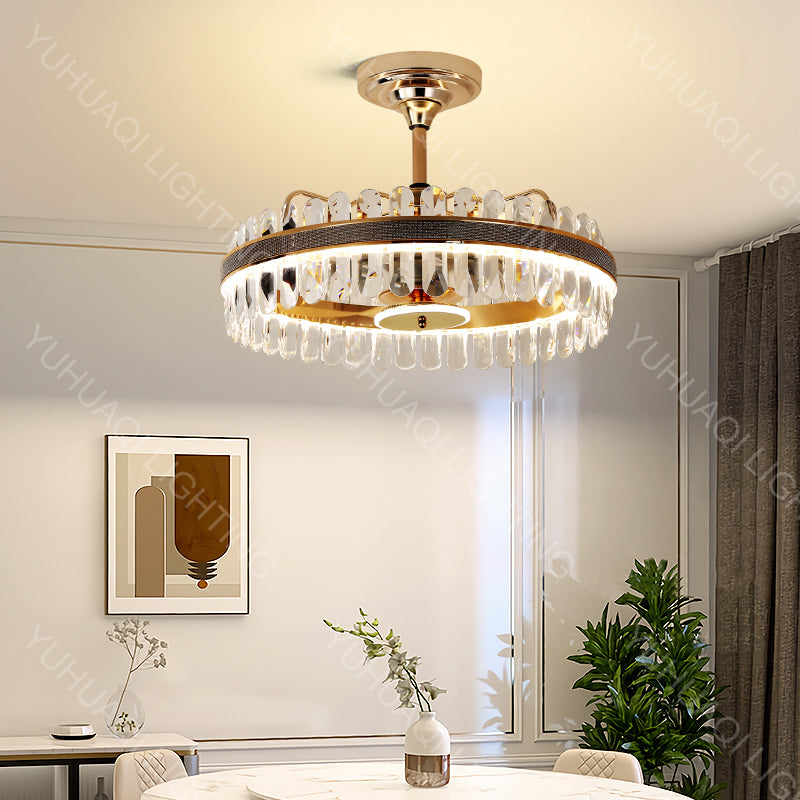 Crystal Fan Lamp