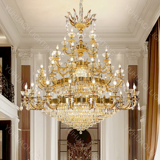 Zinc Alloy Crystal Chandelier HQ9080