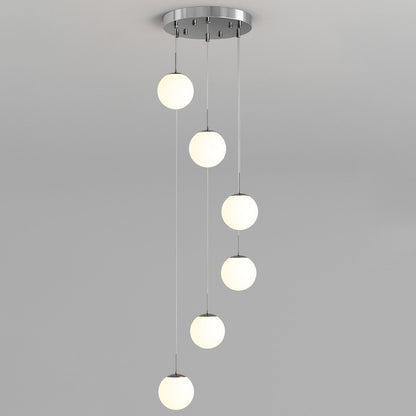 Yuhuaqi Lighting Modern Simple Glass Chandelier