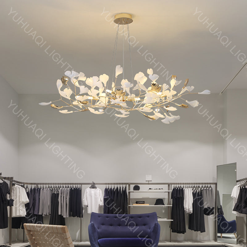 Ginkgo Leaf Pendant Lamp - Customizable HQ6009