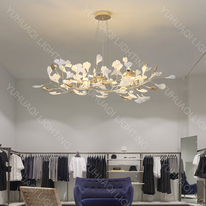 Ginkgo Leaf Pendant Lamp - Customizable HQ6009