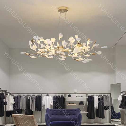 Ginkgo Leaf Pendant Lamp - Customizable HQ6009