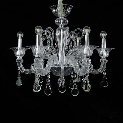 European crystal chandelie living room lighting luxurious villa creative atmospheric light LED bedroom crystal light