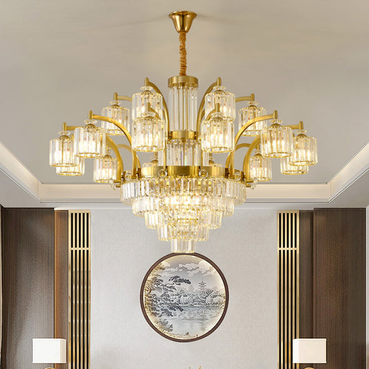 Crystal chandelier, modern minimalist