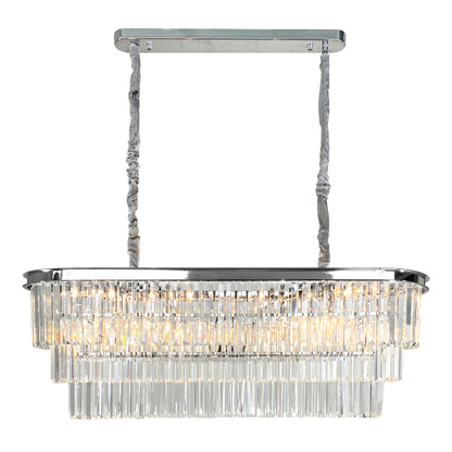 Light luxury postmodern glass crystal chandelier