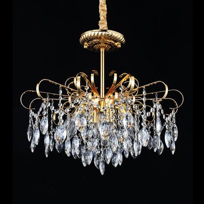 5020Wrought iron candle crystal chandelier