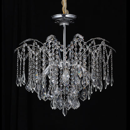 5016Wrought iron candle crystal chandelier