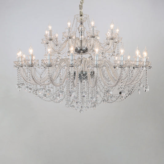 Crystal Chandelier, European Style Crystal Chandelier, Living Room Chandelier, Villa Chandelier