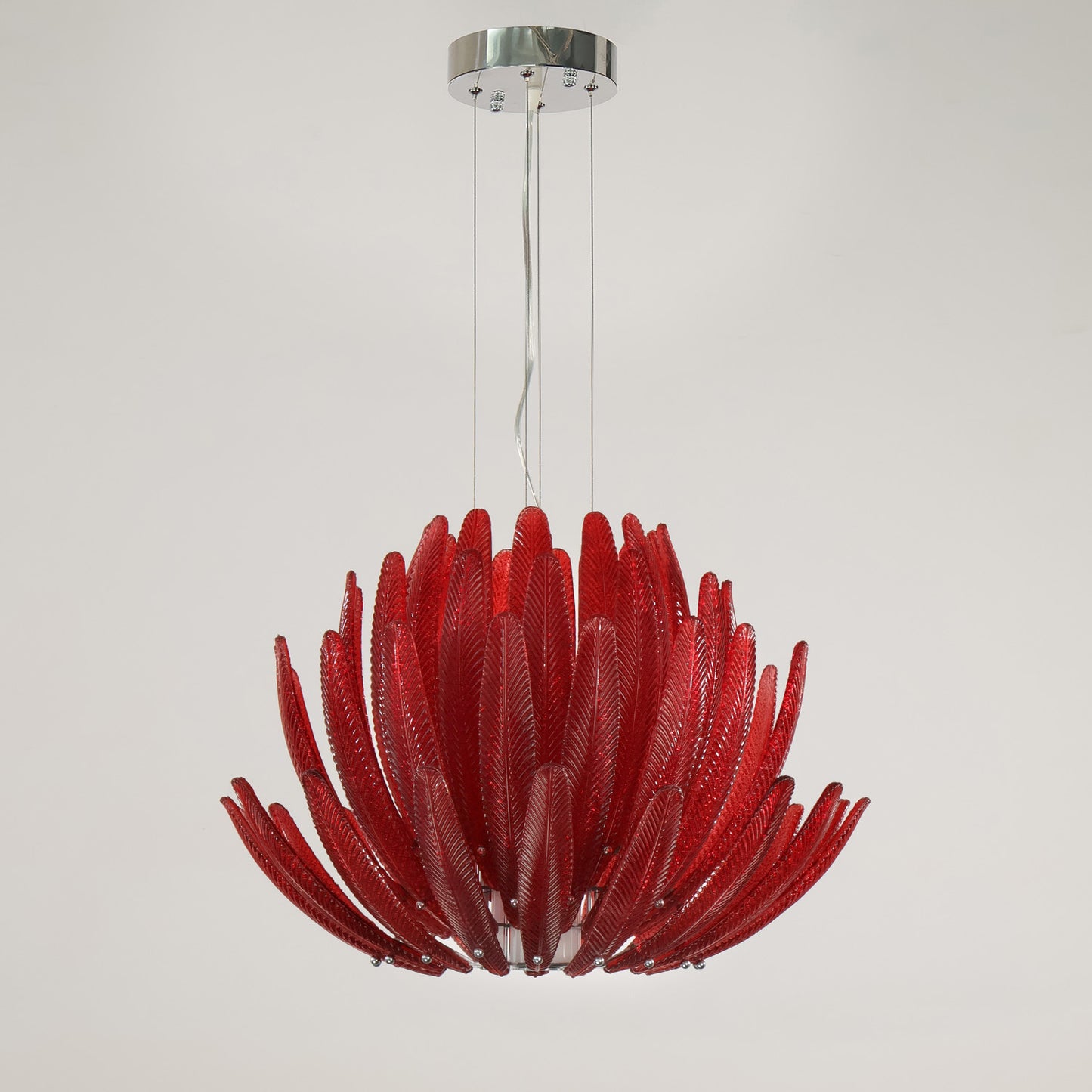 Modern minimalist living room glass pendant light branch shaped crystal light antique bedroom LED light