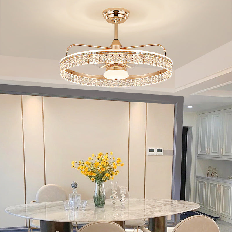 Fan light, dining room light, bedroom light, modern minimalist style HQC6050