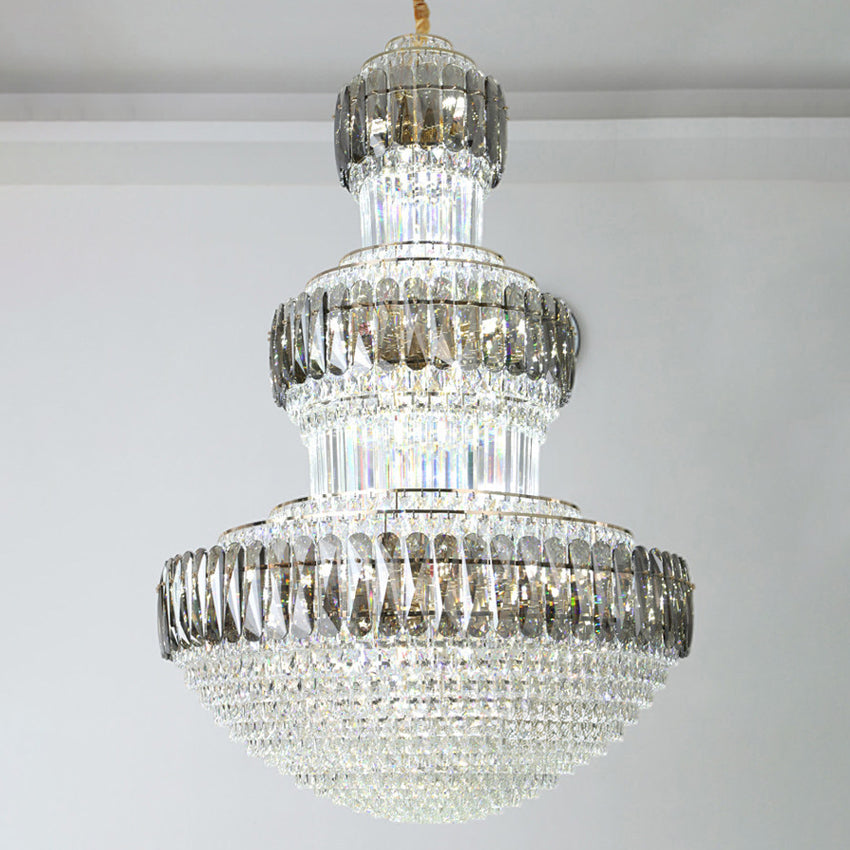Crystal luxury pendant light living room villa