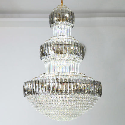 Crystal luxury pendant light living room villa