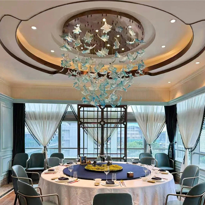 Ceiling lights, glass chandeliers, custom hotel lighting, living room lights, lobby chandeliers, ceiling lights