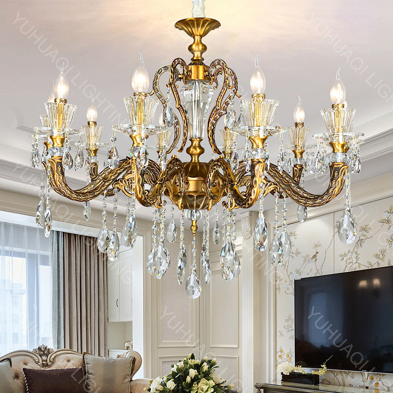 All-Copper Crystal Chandelier