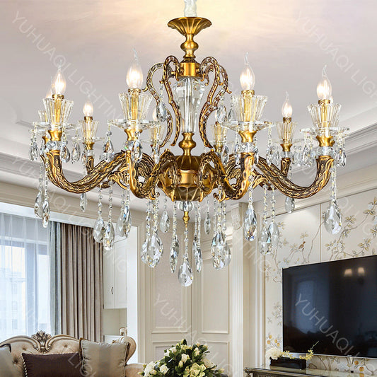 All-Copper Crystal Chandelier