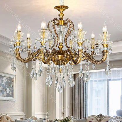 All-Copper Crystal Chandelier
