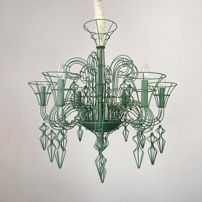 American simple iron art chandelier