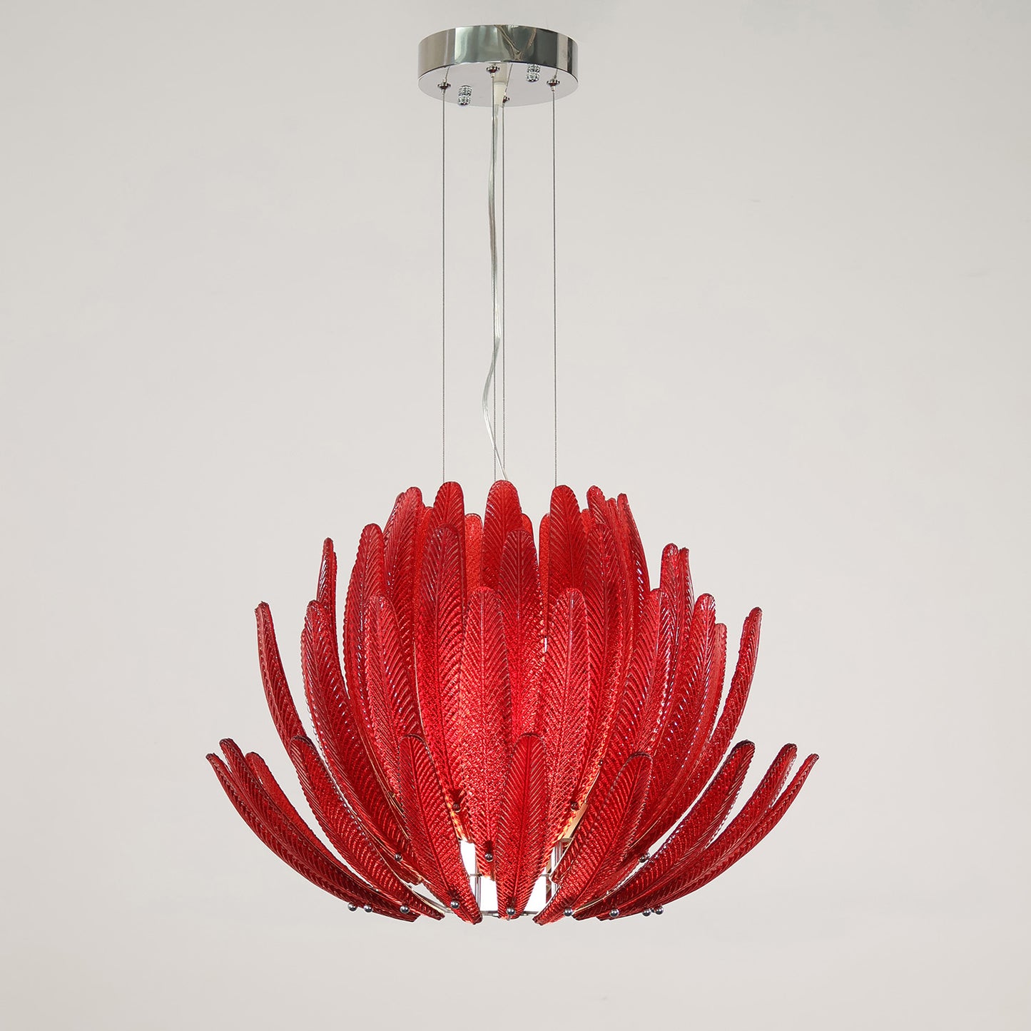 Modern minimalist living room glass pendant light branch shaped crystal light antique bedroom LED light