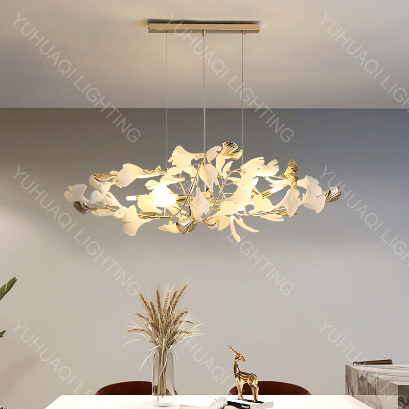 Ginkgo Leaf Pendant Lamp - Customizable HQ6009
