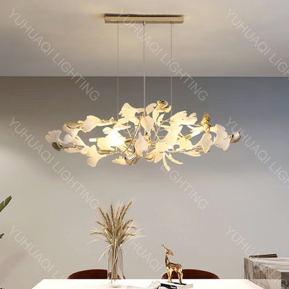 Ginkgo Leaf Pendant Lamp - Customizable HQ6009