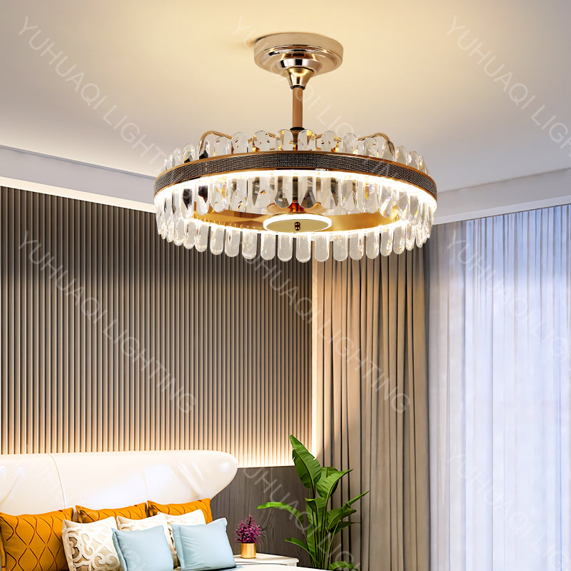 Crystal Fan Lamp