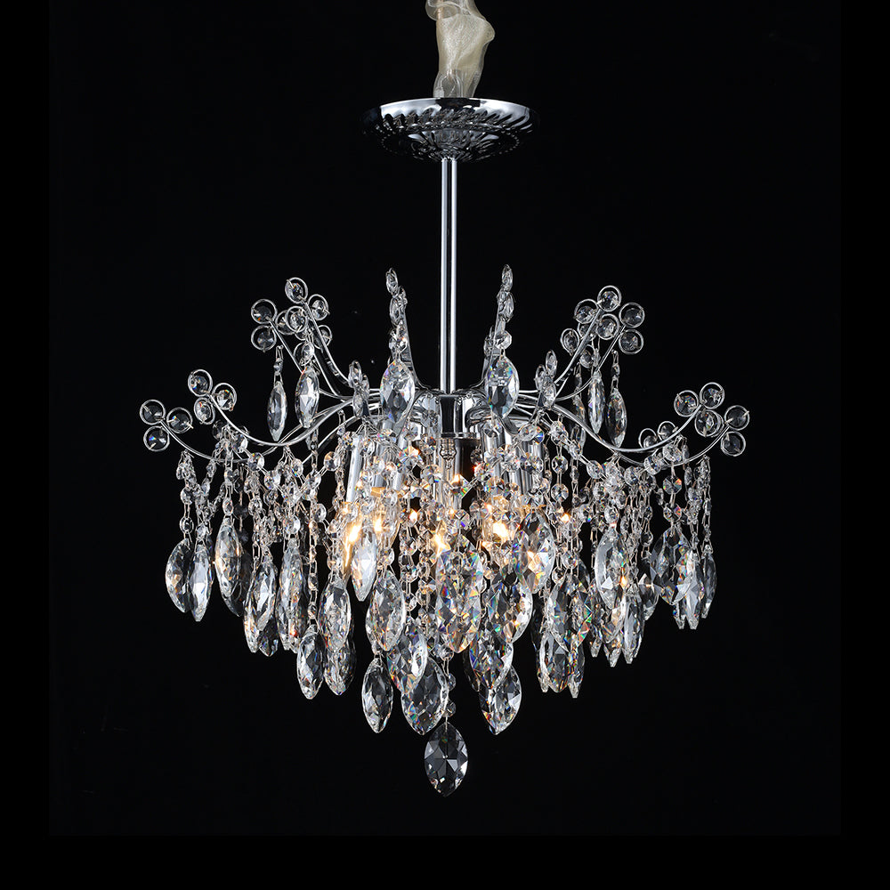 5025Wrought iron candle crystal chandelier