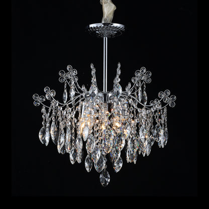 5025Wrought iron candle crystal chandelier