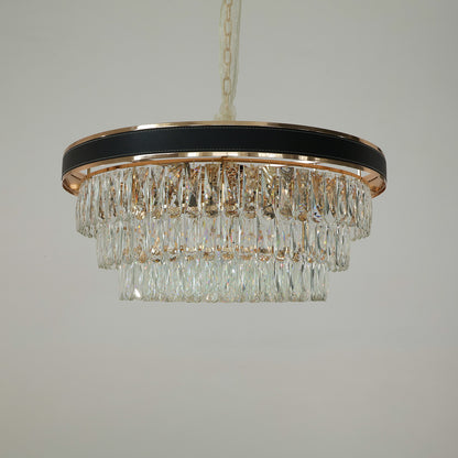 Crystal chandelier, understated luxury crystal chandelier, living room chandelier