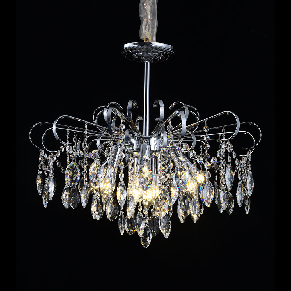 5020Wrought iron candle crystal chandelier