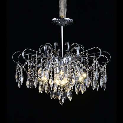 5020Wrought iron candle crystal chandelier