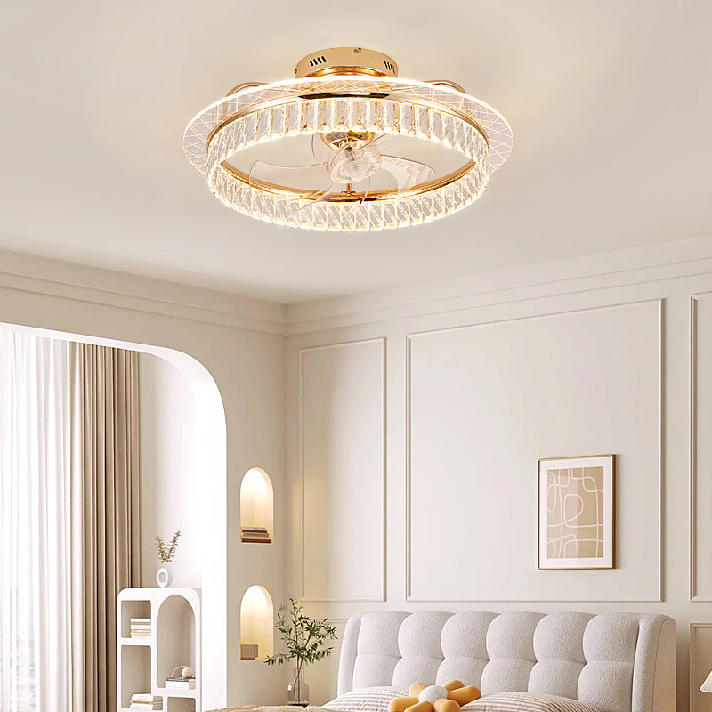 Fan light, dining room light, bedroom light, modern minimalist style HQC6875-6215/X4180-3465