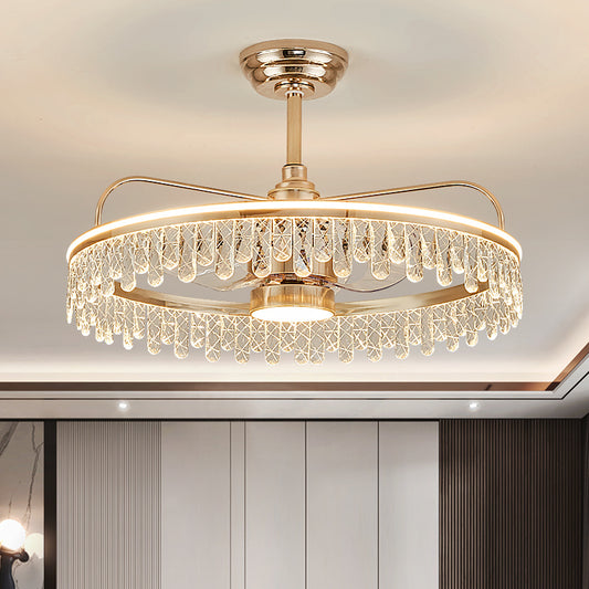 Fan light, dining room light, bedroom light, crystal chandelier.