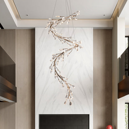 Modern simple crystal chandelier corridor large crystal chandelier hotel chandelier