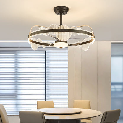 Fan light, dining room light, bedroom light, modern minimalist style HQC4620-5115