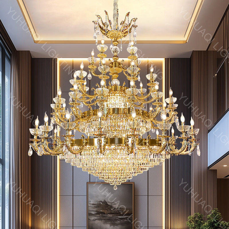 Zinc Alloy Crystal Chandelier HQ9080
