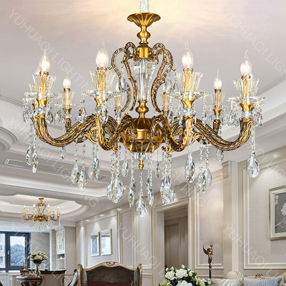 All-Copper Crystal Chandelier