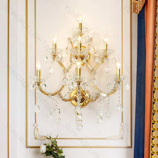 Lámpara de pared de cristal 
